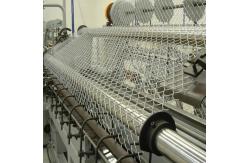 China 100ft 8ft 6ft Black Galvanized Chain Link Fence Galvanized Diamond Wire Mesh supplier