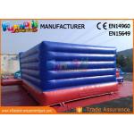 Waterproof Inflatable Jumping Bounce With Slide For Playground / Theme Park