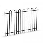 Tubular Garrison Fence / Australia Security Commerical Garrison Fence Panel / Black Garrison Fence