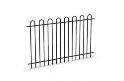 China Tubular Garrison Fence / Australia Security Commerical Garrison Fence Panel / Black Garrison Fence supplier