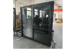 China Thermal Break Alumimum Sliding Glass Door Manual Roller Shutter Double Tempered Glass supplier