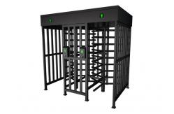 China QR Reader Full Height Turnstile Bi Directional Dual Lane 1.5mm Thickness 2000mA supplier