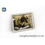 Dog Animal 3D Lenticular Pictures PVC / MDP Frame Decoration Of Free Sample for sale