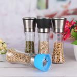 Adjustable Spice Biodegradable 160ml Glass Pepper Grinder