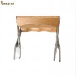 Beekeeping Apiculture Tools Stainless Steel Bee Hive Frame Grip With Wooden Handle for sale