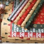 Christmas Tree Flower Packaging Paper Kraft Paper in Many Colors for DIY Arrangement for sale