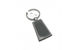 China Individual Polybag Package Metal Keychain Holder with Customized Logo Engraving supplier