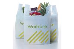 China Custom Biodegradable Shopping Bag T Shirt Small Compost Bags supplier