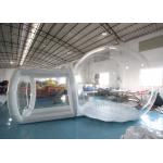 Clear PVC 4m Single Tunnel Inflatable Bubble Tent With Blower for sale