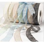 Qixi Valentine's Day Golden Silk Age Ribbon Flower Bundle in Knitted Fabric Material for sale