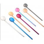 Food Grade Reusable Stainless Steel Straws With Spoon Customized Size for sale