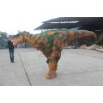 Flexible Realistic Dinosaur Costume Brown Interactive Park Mall Showcases for sale
