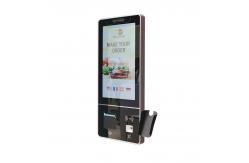 China CCC FCC CE 32 Inch RK3288 NFC Restaurant Self Service Kiosk Self Checkout supplier