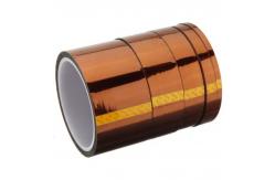 China Polyimide Material ESD Warning Tape , Anti Static Kapton Tape Width 3-500mm supplier
