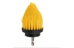 China Angled Corner Drill Scrub Brush Attachment 4Pcs 20mm Medium Bristle supplier