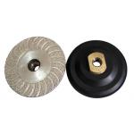4 Inch 100mm Diamond Cup Wheel Vacuum Brazed Wet / Dry  Polishing For Hard Stone for sale
