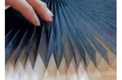 China Polyester 90gsm Pleated Insect Screen For Windows supplier
