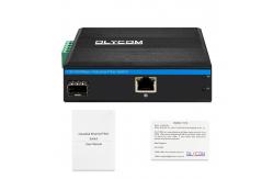 China Industrial Ethernet Media Converter Gigabit Din Rail Dual Power Input Unmanaged supplier