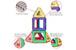 China Desktop ABS Plastic Magnetic Activity Set 40pcs for Toddlers Tabletop Building Toys supplier