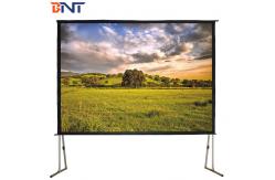 China 250 Inch Motorized Projector Screen For Large Scale Business Activities supplier