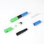Fiber Optic Connector Optical Connector Fiber Optic Equipment Fast Connector SC/FC/LC UPC APC Quick Assembly Connector for sale