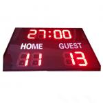 Eco Friendly Electronic Soccer Scoreboard , Led Soccer Scoreboard Single Red Color for sale