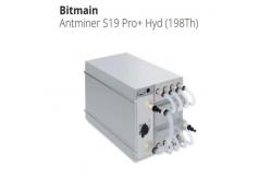 China A19Pro +Hyd 198TH/S 5445W Bitcion Antminer Asic Miner Blockchain Miner Antminer S19 supplier