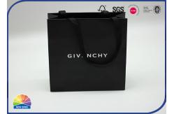 China Customized Paper Packaging Bags Folding Carton With Gold Stamping Nylon Handle supplier