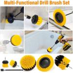 Drill Brush Attachment Set 6 Pack-Power Scrubber Cleaning Kit with Extend