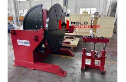 China 3 Ton Hydraulic Lifting Pipe Turning Welding Positioner And 3T Pipe Stand supplier