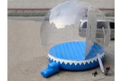 China Transparent Inflatable Bubble Tent , Inflatable Bouncer For Kids supplier