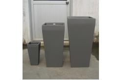 China Modern Fiberglass Flower Pots Real or Artificial Tree Planters Customizable supplier