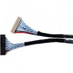 1.25mm 2.0mm Pitch 20 30 40 Pin Connector LVDS Shielded Wire LCD Display Cable Assembly for sale