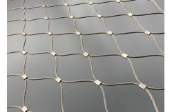 China Customized 2mm 304 Stainless Steel Rope Wire Mesh Aperture 60*104mm supplier