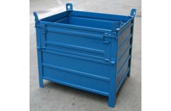 China Rust Resistant Steel Storage Cage Foldable Lockable Door With Padlock Hasp supplier