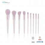 Custom 9pcs Synthetic Hair Makeup Brush Cosmetics Luxury Full Set for sale