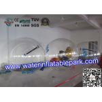 1.0mm PVC Clear Hamster Inflatable Water Ball For Kits , inflatable water walking ball for sale