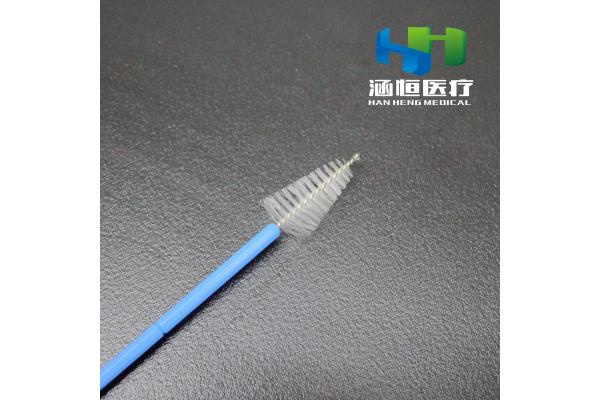 Irradiation Sterilized Disposable Endocervical Brush For Cervical Cancer Exam