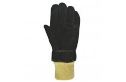 China EN659 Certificate Firefighter Work Gloves Cowsplit And Kevalr Wristlet Style supplier