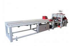 China Automatic Foot Block Machine, Foot Pier Machine, Wooden Pallet Block Nailing Machine supplier