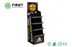 China POS Promotion Retail Folding Cardboard Shelf Paper Floor Display Stand Custom Made supplier