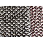 Bronze Color Decorative Wire Mesh , Decorative Metal Curtains Long Use Life for sale