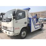 Remote Control Platform Road Wrecker Recovery Truck With Crane 99km/h
