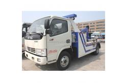 China Remote Control Platform Road Wrecker Recovery Truck With Crane 99km/h supplier