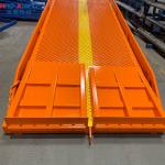 Hand-Hydraulic Mobile Dock Leveler - Manual Adjustable Loading Ramp for Trucks & Warehouses