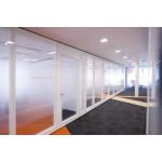 Movable Partition Walls Flexible Frosted Glass Room Dividers For Office for sale