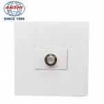 ANSHI 1 Port 86 Type Single Port RF Wall Face Plate for sale