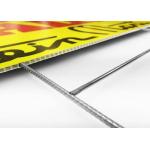 Hot Dipped Galvanized H Frame Wire Stakes For Yard Sign Metal Sign for sale