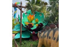 China Customized Weather Proof Fiberglass Flower For Theme Park supplier