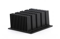 China Alodine Anodized Aluminum Heatsink Extrusion Profiles 6061 Alloy T5 Temper supplier